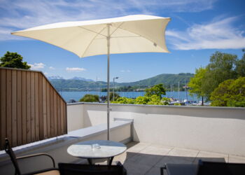 Eigene Terrasse im Salzkammergut im Seehotel im Weyer